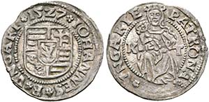 Johannes Zapolya 1526-1540 - Denar (0,61g) ... 