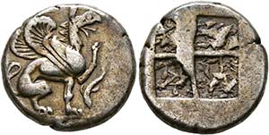 IONIA - Teos - Stater (11,65 g), ca. ... 