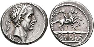 L. Marcius Philippus - Denarius (3,95 g), ... 