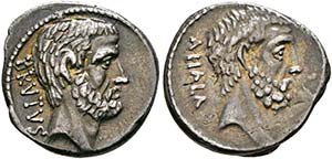 M. Iunius Brutus - Denarius (3,52 g), Roma, ... 