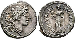 Mn. Acilius Glabrio - Denarius (4,00 g), ... 