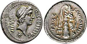 Q. Sicinius - Denarius (3,95 g), ... 