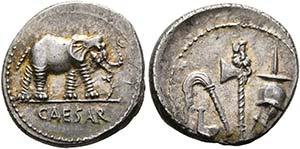 C. Iulius Caesar - Denarius (4,17 g), ... 