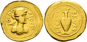 C. Iulius Caesar - Aureus (7,91 g), Roma, ... 
