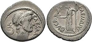 C. Iulius Caesar - Denarius (3,67 g), Roma, ... 