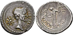 C. Iulius Caesar - Denarius (3,94 g), Roma, ... 
