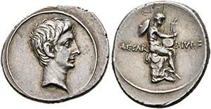 C. Caesar Octavianus - Denarius (3,78 g), ... 