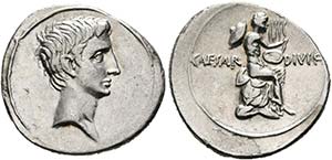C. Caesar Octavianus - Denarius (3,70 g), ... 