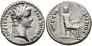 Tiberius (14-37) - Denarius (3,82 g), ... 