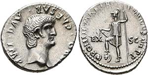 Nero (54-68) - Denarius (3,65 g), Roma, ... 
