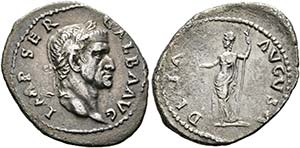 Galba (68-69) - Denarius (3,15 g), Roma. ... 