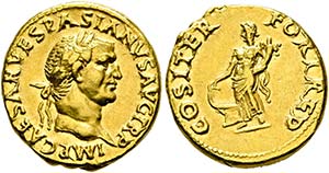 Vespasianus (69-79) - Aureus (7,22 g), ... 