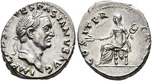 Vespasianus (69-79) - Denarius (3,62 g), ... 