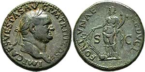 Vespasianus (69-79) - Sestertius (25,68 g), ... 