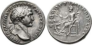 Traianus (98-117) - Denarius (3,09 g), Roma, ... 