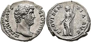 Hadrianus (117-138) - Denarius (3,46 g), ... 