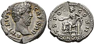 L. Aelius Caesar (136-138) - Denarius (3,40 ... 