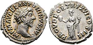 Marcus Aurelius (161-180) - Denarius (3,30 ... 