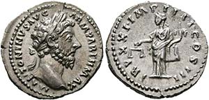 Marcus Aurelius (161-180) - Denarius (3,33 ... 