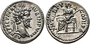 Septimius Severus (193-211) - Denarius (3,99 ... 