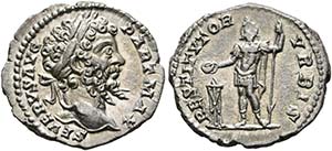 Septimius Severus (193-211) - Denarius (3,43 ... 