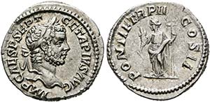 Geta (209-211) - als Augustus. Denarius ... 