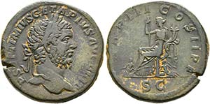 Geta (209-211) - Sestertius (22,06 g), Roma, ... 