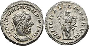 Macrinus (217-218) - Denarius (3,48 g), ... 