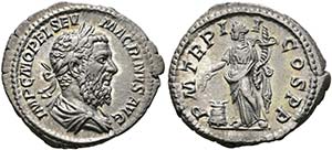 Macrinus (217-218) - Denarius (3,54 g), ... 