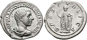 Diadumenianus (218) - Denarius (3,23 g), ... 