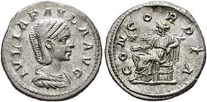 Iulia Paula (219-220) - Denarius (2,92 g), ... 