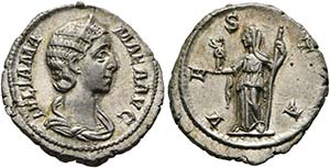 Iulia Mamaea (222-235) - Denarius (3,31 g), ... 