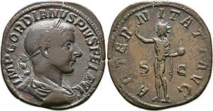 Gordianus III. (238-244) - Sestertius (17,60 ... 