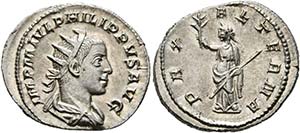 Philippus II. (247-249) - AR-Antoninianus ... 