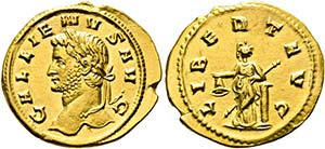 Gallienus (253-268) - Aureus (6,04 g), Roma, ... 