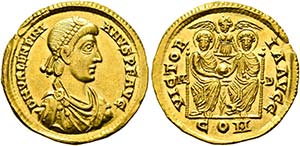 Valentinianus II. (375-392) - Solidus (4,45 ... 