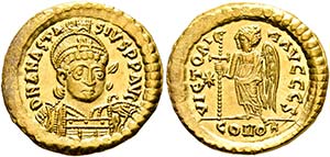 Anastasius I. (491-518) - Solidus (4,49 g), ... 