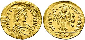 Anastasius I. (491-518) - Tremissis (1,48 ... 