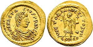 Anastasius I. (491-518) - Tremissis (1,44 ... 