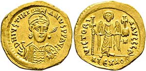 Iustinianus I. (527-565) - Solidus (4,30 g), ... 