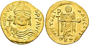 Mauricius Tiberius (582-602) - Leichter ... 