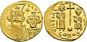 Constans II. (641-668) - Solidus (4,37 g), ... 