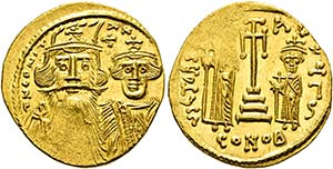 Constans II. (641-668) - Solidus (4,49 g), ... 