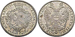 Nürnberg-Reichsstadt - 1/2 Taler 1766 mit ... 