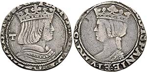 Ferdinand und Isabella 1503-1504 - Carlino ... 
