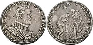 Ferdinando I. Medici 1587-1608 - Piastra ... 