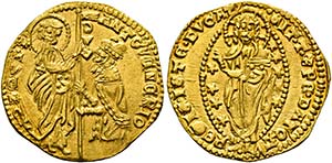 Antonio Venier 1382-1400 - Ducato (3,56g) o. ... 