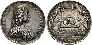 Joseph I. 1705-1711 - AR-Medaille (17,7g), ... 