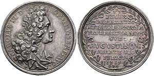 Karl VI. 1711-1740 - AR-Medaille (14,36g) ... 