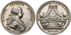 Joseph II. 1765-1790 - AR-Medaille (26,1g), ... 